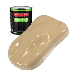 Restoration Shop - Shoreline Beige Low VOC Urethane Basecoat Auto Paint - Quart Paint Color Only - Professional High Gloss Automotive, Car, Truck Refinish Coating