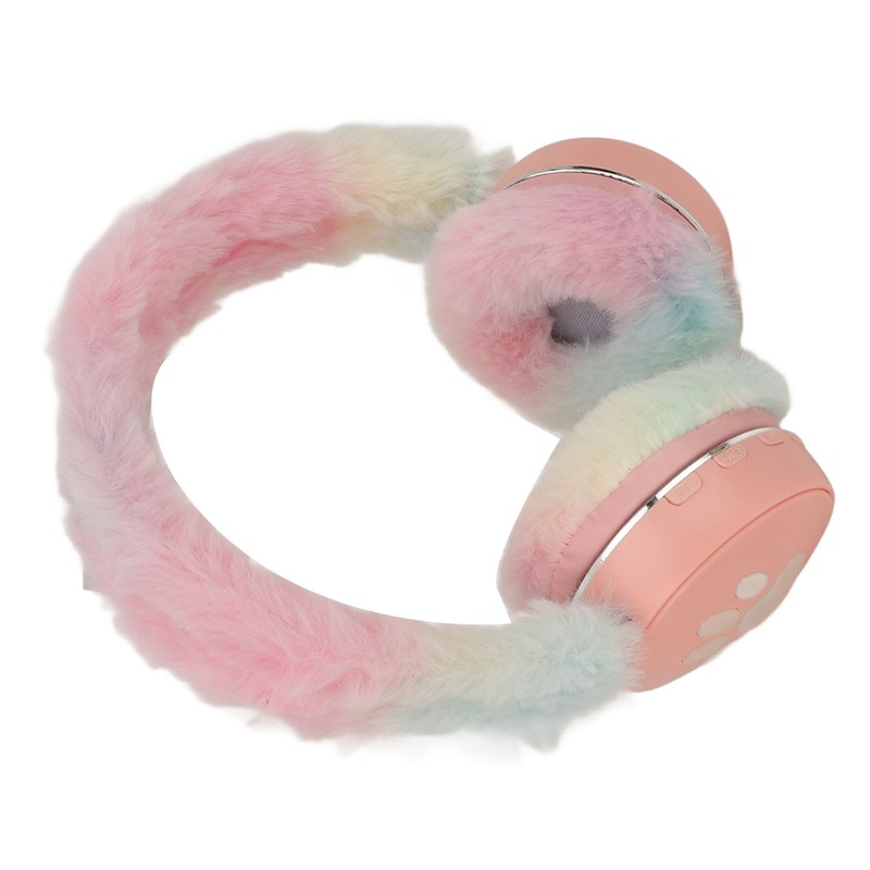 Bluetooth Headset Multifunctional Foldable Cartoon Innovative Plush Warm Earmuff Deep