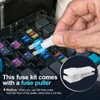 JOREST 168pcs Car Fuse Kit, 114pcs Mini Flat Fuse +