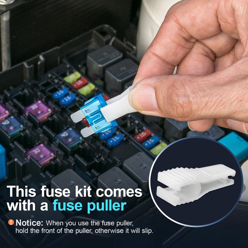 JOREST 168pcs Car Fuse Kit, 114pcs Mini Flat Fuse +
