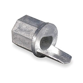 WIREMOLD 5782 V500/700 Conduit Connector Fitting, Galvanized Steel, single-Channel, 1/2"