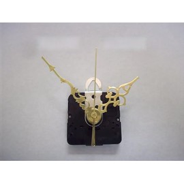 Quartz Clock Movement Kit with 1 Set of Hands and Second Hand, for Dials up to 3/8" Thick