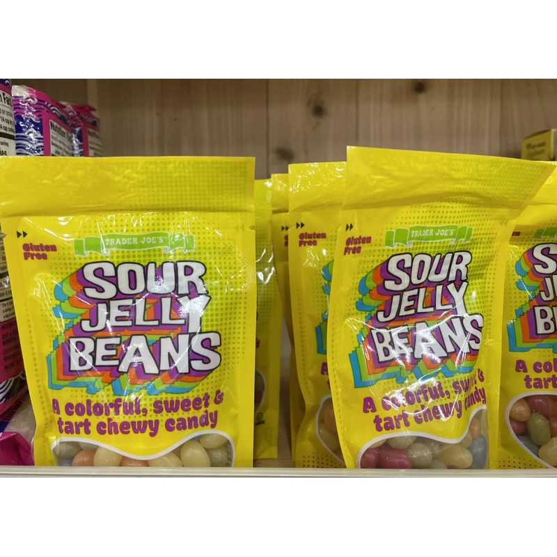 Trader Joe's 2 Pack! Trader Joe’s Sour Jelly Beans Colorful