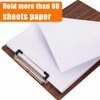 Clipboards,12 Pack Wooden Clipboard Hardboard,Standard A4 Letter Size Wood Clip