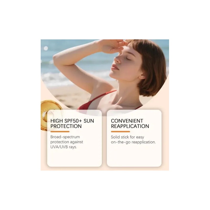Barra Protector Solar Facial Matificante Resistente Al Agua