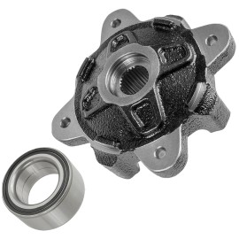 Caltric Front Wheel Hub And Ball Bearing for Polaris Ranger 800 6X6 2012-2017