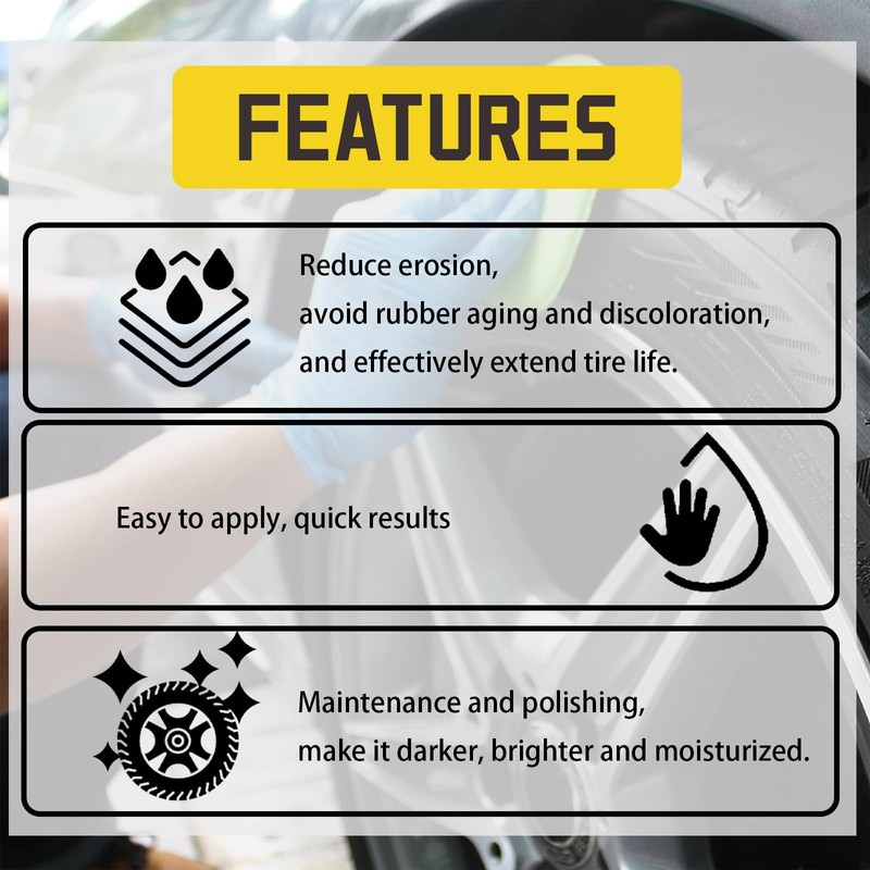 LJQPHS Car Wheel and Tire Cleaner Spray, Brake Dust Remover,