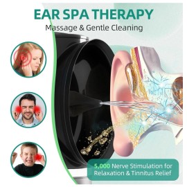 Unbranded Smart Ear Massage & Cleaning Device | 4-Mode Warm Water Stimulation