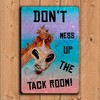Funny Horse Tack Room Sign Aluminium Rustproof Livery Yard Riding
