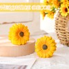 Honeydak 2 Pack Toilet Bolt Caps Decorative Yellow Sunflower Toilet