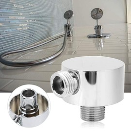 Brass Shower Hose Connection G1/2, Hand Shower Adapter with Shower Outlet Elbow, Round Connection Accessories