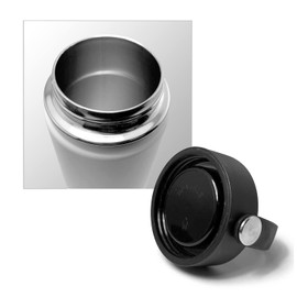 iPick Image for Ford New Bronco LED Printed 18 oz Dual-Wall Insulated White Stainless Steel Water Bottle Travel Tumbler Mug