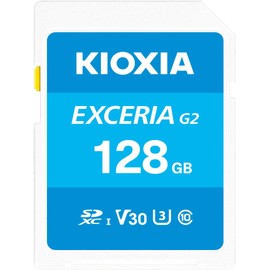 KIOXIA KLNEB128G Formerly Toshiba Memory SD Card, 128 GB, SDXC, UHS-I U3, V30, Class 10, 100MB/s Reading Speed, Made in Japan, Genuine Product