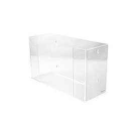 Kantek Paper Towel Dispenser, Clear Acrylic, 11.5 x 6.75 x 4.2 Inches (AH190)
