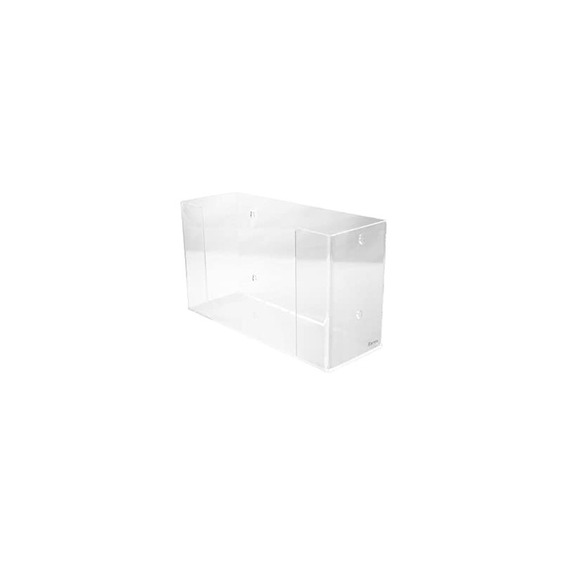 Kantek Paper Towel Dispenser, Clear Acrylic, 11.5 x 6.75 x