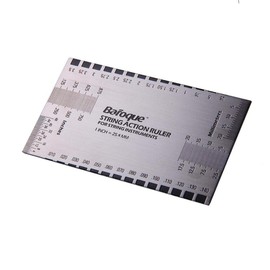 LGEGE String Action Ruler Gauge Measuring Kit for Acoustic Guitar and Electric Bass