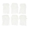 6PCS Billiards Table Net Pocket White Durable Cotton Billiard Pockets