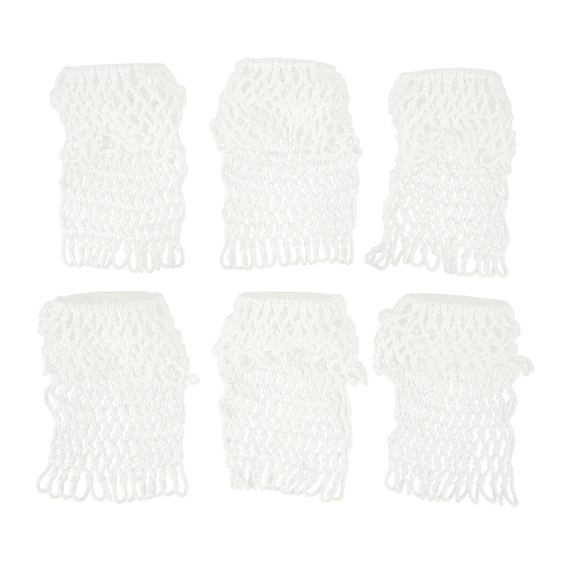 6PCS Billiards Table Net Pocket White Durable Cotton Billiard Pockets
