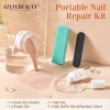 AZUREBEAUTY Nail Repair Kit for Broken Cracked Split Nails with