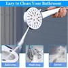 Rain Shower Head with Handheld Spray Combo High Pressure 3+6
