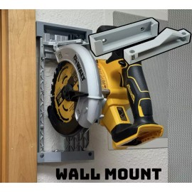 DNA Wall Mount Holder Bracket for Dewalt Circular Saw 20V MAX 6 12 (DCS565 6.5)