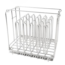 Weighted Sous Vide Rack,Stainless Steel Sous Vide Rack Adjustable Dividers Divider Improved Vertical Mount Stops Wobbling Stainless Steel Dividers for Cooking Steak Lamb Pork Fish