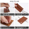 Leather Rivets Kit, 180 Pcs Leathercraft Double Cap Rivets 4