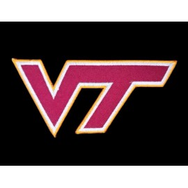 Unbranded VT VIRGINIA TECH UNIVERSITY LOGO IRON ON COLLEGE PATCH