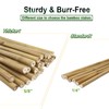 Jollybower 20pcs 5/8" D Thicker Heavy Duty Bamboo Stakes, 6FT