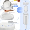2 Pack 1 Gallon Large Fermentation Jars w 2 SCREW