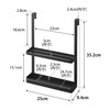 Yamazaki 1786 Hanging Homework & Tablet PC Rack, Black, Width
