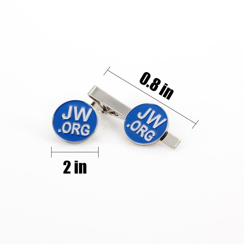 Perfect JW.Org Gift-Jw.org Necktie Clip and Lapel Pin Set With