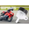 Jiawu Motorcycle Rear Brake Fit for Master Cylinder Oil Cup