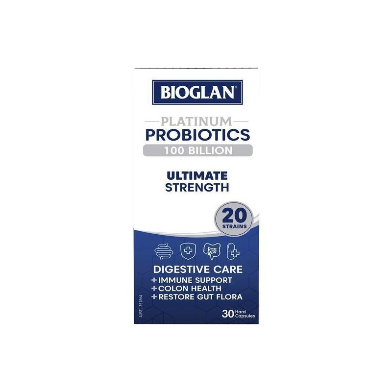 proxy Bioglan Platinum Probiotic 100 Billion CFU, 30 Capsules, 2