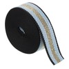 sourcing map 5 Yards Nylon Webbing Strap, 1 3/8-inch(38mm) Striped