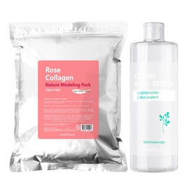 Nature Modeling Pack Rose Collagen 500g + Calming Multi Booster 500ml / 네이처 모델링팩 로즈 콜라겐 500g+카밍 멀티 부스터 500ml