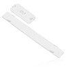 SPARES2GO Door Plastic Mounting Bracket Fixing Slide Kit Compatible with