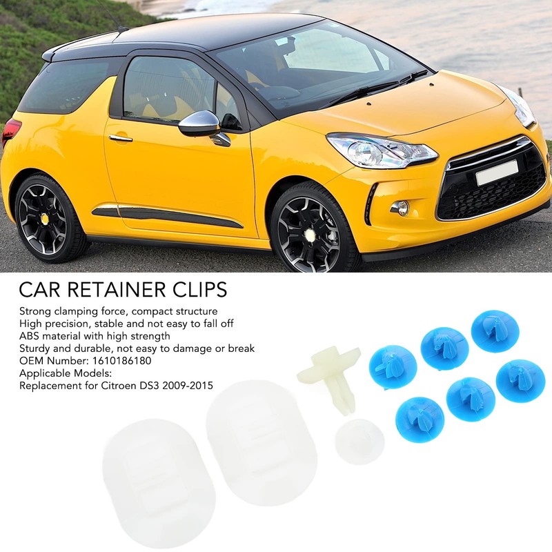 Body Retaining Clips, 10pcs Car Side Skirts Mounting Clip Set