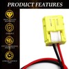 LIZAPUS 2-Pin Front Crash Sensor Pigtail Wire Connector Compatible with