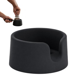 Coffee Tamper Mat Tamping Station, Durable Espresso Accessory, Stable Base for Coffee Preparation, Compact Design 8x8x4 cm