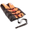 Polyester Adult Life Jacket Universal Swimming Drifting Ski Vest(Orange L)