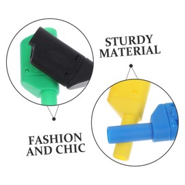 BUGUUYO Versatile Audio Banana Plugs 10pcs Set 4mm Secure Single Piece Welded/and Banana Wall