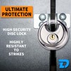 DZSEE Heavy Duty Disc Padlock for Storage Unit, Waterproof Stainless