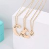 Deluxe 3 Collares Hermanas Amor Regalo Corazón Familia Sorpresa