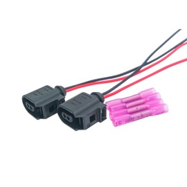 2PCS 8T0973702 6E0973702 2 Pin Plug for Replaces Loom ABS Wheel Speed Sensor Connector Harness Plug 8T0 973 702 6E0 973 702