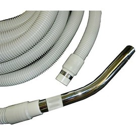 30 ft Beam Compatible Central Vacuum Hose - Lightweight Crush-Proof Design | Perfect Replacement for Older Beam & Compatible Systems | Standard 1.5" Inlet Fit (30 Feet)