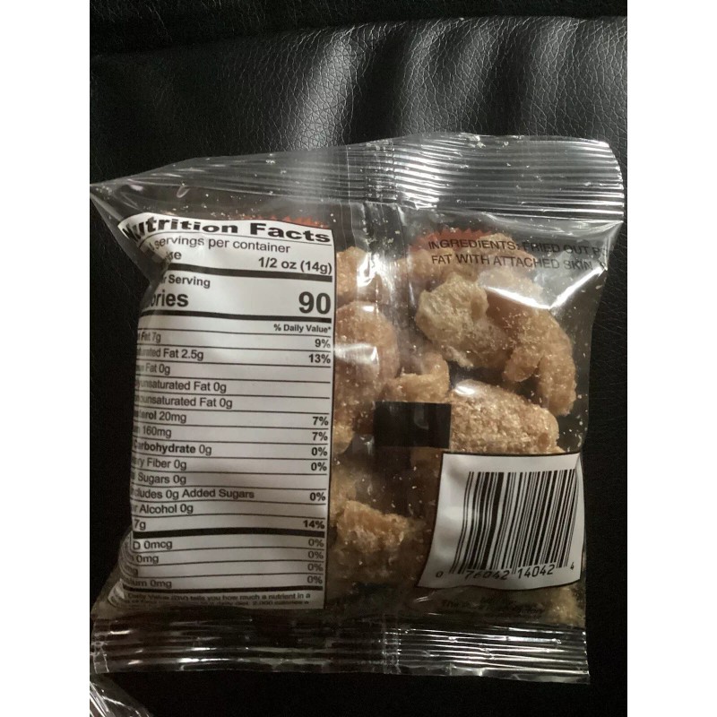 WALLACE’S WASH POT TYPE FRIED PORK SKINS CHICHARRONES REG.(HARD SKINS)