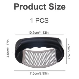 1 PCS Garlic Press,Garlic Crusher,Garlic Press Crusher,Garlic Crusher Press,Garlic Press Rocker,garlic Roller,Garlic Twister,Garlic Rocker,Stainless Steel Garlic Peeler,Kitchen Gadgets,Easy to Clean