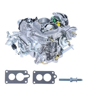 THUNDERMINGO New 2 Barrel 22R Carburetor TOY-507 Carb for Toyota 22R Engine Pickup 1987-1990 with Square Plug Connector 21100-35463 21100-35570 2.4L 2366CC Automatic Choke