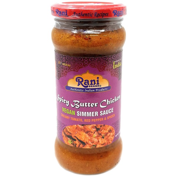 Rani Spicy Butter Chicken Curry Vegan Simmer Sauce (Creamy Tomato,